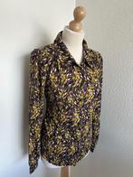 King Louie maat XL grafische paarse blouse 2260, Paars, Maat 46/48 (XL) of groter, Ophalen of Verzenden, Zo goed als nieuw