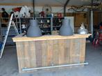 Stijgerhouten Bar - Balie - toonbank , inclufief lampen, Huis en Inrichting, Barren, Ophalen, Zo goed als nieuw