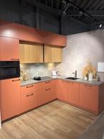 showroomkeuken geheel nieuw keramieken werkblad 4 cm., Ophalen, Nieuw, Overige materialen, Hoekkeuken
