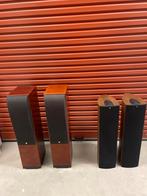 Set KEF Speakers: Q Series 7 & Reference Model Two, Audio, Tv en Foto, Luidsprekers, Gebruikt, 120 watt of meer, Front, Rear of Stereo speakers