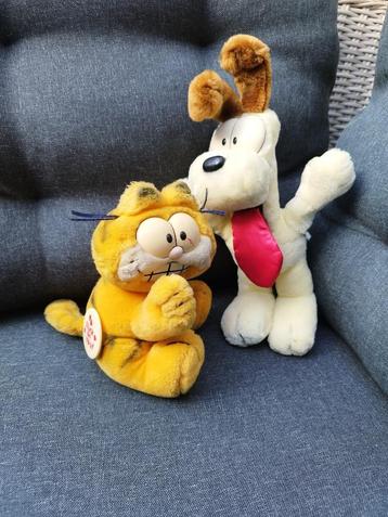Vinatge Garfield knuffel 1981 Stuck On You en Odie beschikbaar voor biedingen