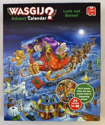 Wasgij puzzel adventskalender van onderen 24x 54 st nieuw beschikbaar voor biedingen