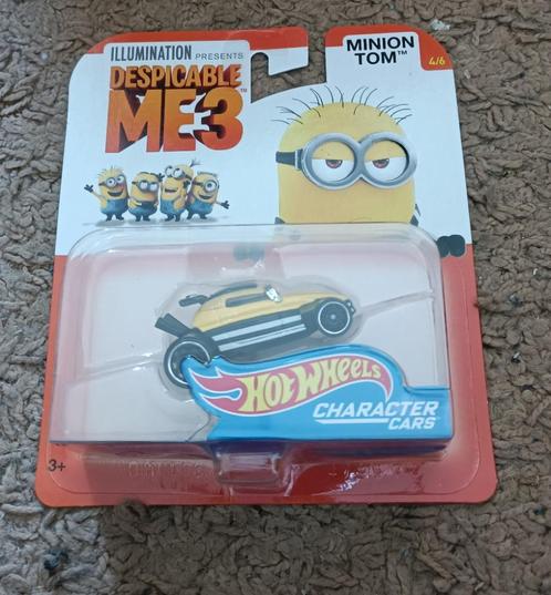Hot Wheels Minion Tom Character Cars, Hobby en Vrije tijd, Modelauto's | Overige schalen, Nieuw, Auto, Ophalen of Verzenden