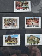 Plaatjes luciferdoosje Engeland vintage Conquest Match, Verzamelen, Verzenden, Gebruikt, Luciferdoosjes of -merken