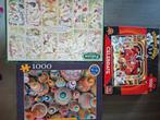 3 legpuzzels 1000 st, Ophalen, 500 t/m 1500 stukjes, Gebruikt