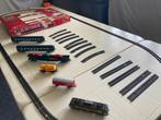 Jouef grote treinbaan treinset met loc en 5 wagons in OVP, Ophalen, Gelijkstroom, Jouef, Analoog