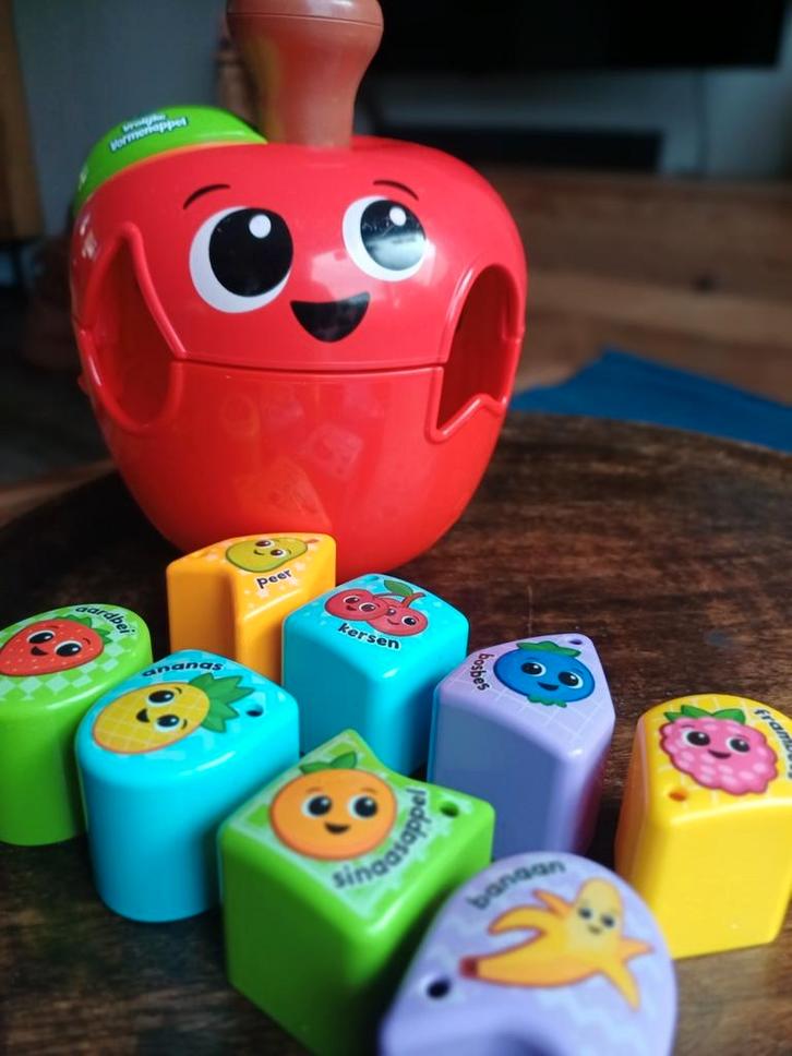 Vtech vormenappel met 9 vormpjes, Kinderen en Baby's, Speelgoed | Vtech, Gebruikt, 6 maanden tot 2 jaar, Ophalen