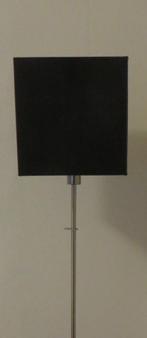 Moderne Vloerlamp I Zwart Stoffen Kap I Metaal Frame & Voet, Modern, 150 tot 200 cm, Gebruikt, Metaal