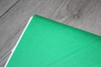 100% katoen stof - uni groen gekleurd #2675 €5 p/m, 200 cm of meer, Nieuw, Groen, Ophalen of Verzenden