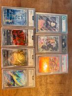 7 Leuke en gave pokemon Slabs, Ophalen of Verzenden, Zo goed als nieuw, Meerdere kaarten, Foil