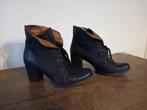 Papucei schoenen maat 37 zwart ,leer,zgan, Zwart, Overige typen, Ophalen of Verzenden, Zo goed als nieuw
