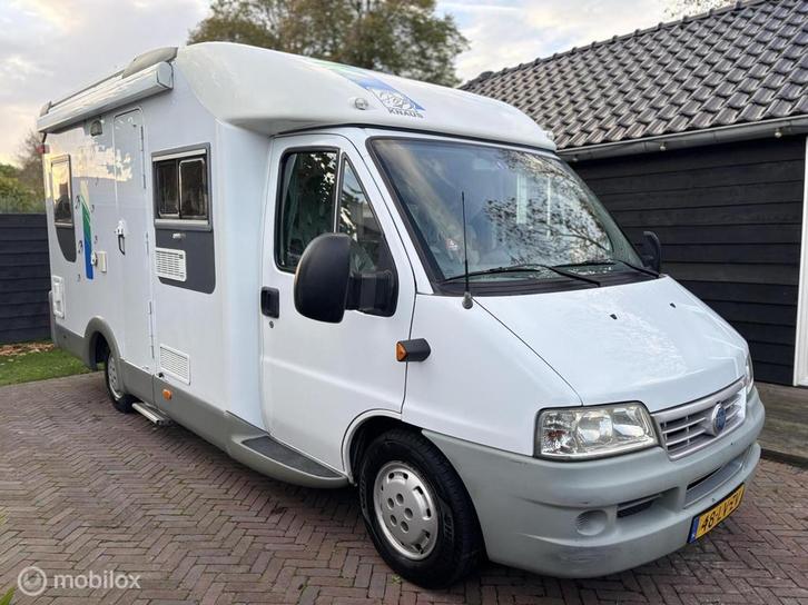 Fiat 2.3Jtd Knaus SUN-TRAVELLER-TI Airco Maxxfan, Caravans en Kamperen, Campers, Bedrijf, tot en met 4, Half-integraal, Fiat, Diesel