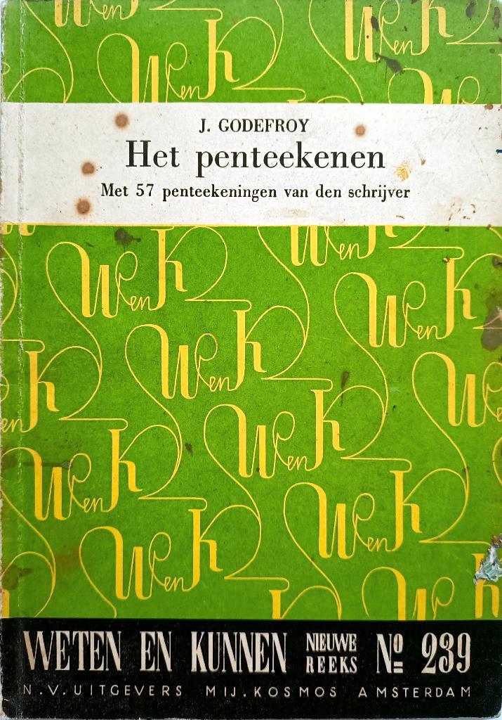 Het penteekenen J. Godefroy, Boeken, Schoolboeken, Gelezen, Nederlands, Overige niveaus, Ophalen of Verzenden