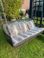 Mooie Schommelbank - Tuinplezier!, Tuin en Terras, Ophalen, Zo goed als nieuw, Wicker, Schommelbank