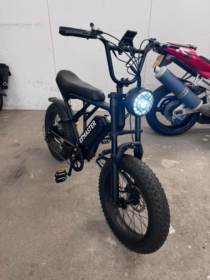 FATBIKE ESMASTER BX 250 matt black 25 km/h, Fietsen en Brommers, Minibikes, Midibikes en Pitbikes, Zo goed als nieuw, Overige typen