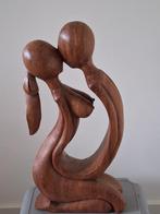 ROMANTISCH MASSIEF HOUTEN BEELD, Antiek en Kunst, Kunst | Beelden en Houtsnijwerken, Ophalen