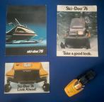Vintage Ski-Doo folders 1975-1976 plus aftershave flesje, Ophalen of Verzenden, Nieuw