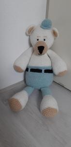 Gehaakte Bram de beer, Kinderen en Baby's, Speelgoed | Knuffels en Pluche, Ophalen of Verzenden, Zo goed als nieuw, Beer