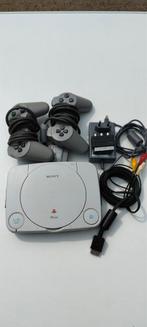 SONY PSONE + 2 CONTROLLERS, Spelcomputers en Games, Spelcomputers | Sony PlayStation 1, Ophalen of Verzenden, Gebruikt, Met 2 controllers