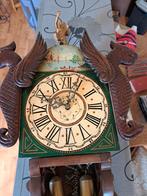 Antieke Koekoeksklok met Houten Figuren, Ophalen of Verzenden