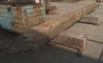 Robuuste Grenen Meerpaal met Punt, Ophalen of Verzenden, Gebruikt, 250 cm of meer, Balken