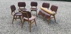 Prachtige set jaren 50 eetkamerstoelen REFURBISHED, Ophalen