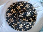 Coboy hoed met doodshoofd Print, Ophalen of Verzenden, Zo goed als nieuw, One size fits all
