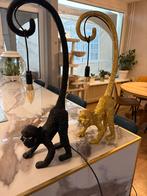 Twee Leuke Apen Lampen - Zwart en Goud, Ophalen of Verzenden, Minder dan 50 cm