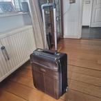 McGregor Lederen Koffer met Wieltjes NIEUW, Wieltjes, 50 tot 60 cm, Leer, Ophalen of Verzenden