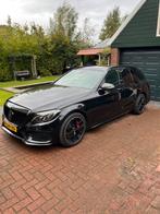Mercedes C400 AMG 4Matic V6 Pano schadeauto, Auto diversen, Schadeauto's, Zwart, Mercedes-Benz, 2998 cc, SUV of Terreinwagen