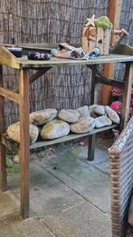 Houten Plantentafel/Werktafel, Tuin en Terras, Tuintafels, Ophalen, Gebruikt, Rechthoekig, Hout