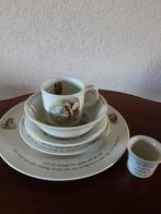Wedgwood kinderservies totaal 6 stuks met spaarpotje., Ophalen of Verzenden