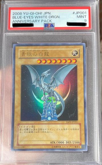 Yu-Gi-Oh! Alternate Blue Eyes White Dragon YAP1 PSA 9 Mint ! beschikbaar voor biedingen
