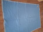 Vintage blauwe baby kinder deken Hatema, Ophalen of Verzenden, Gebruikt