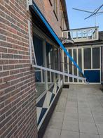 Zonnescherm 4 meter, Tuin en Terras, Zonneschermen, Ophalen, Zo goed als nieuw, Knikarmscherm