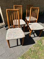 Vintage stoelen retro eetkamerstoelen, Huis en Inrichting, Stoelen, Ophalen, Hout, Gebruikt, Overige kleuren