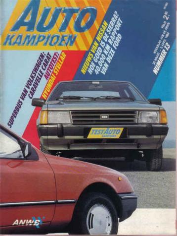 Autokampioen 13 1984 : VW Caravelle - Hyundai Stellar - Ford beschikbaar voor biedingen