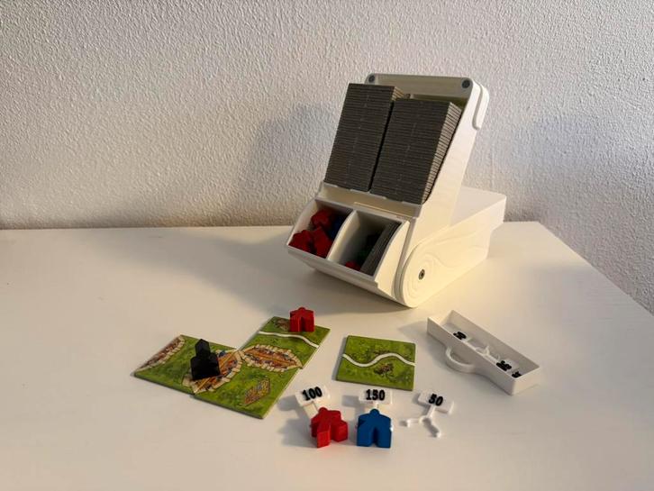 Carcasonne travelbox, Hobby en Vrije tijd, Gezelschapsspellen | Bordspellen, Nieuw, Drie of vier spelers, Reisspel, Ophalen of Verzenden