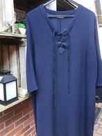 Donkerblauwe jurk mt. 48, Blauw, Maat 46/48 (XL) of groter, Ophalen of Verzenden, Zo goed als nieuw