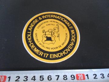 sticker EHV  Demer 17 Hollandse & Internationale Mode  beschikbaar voor biedingen