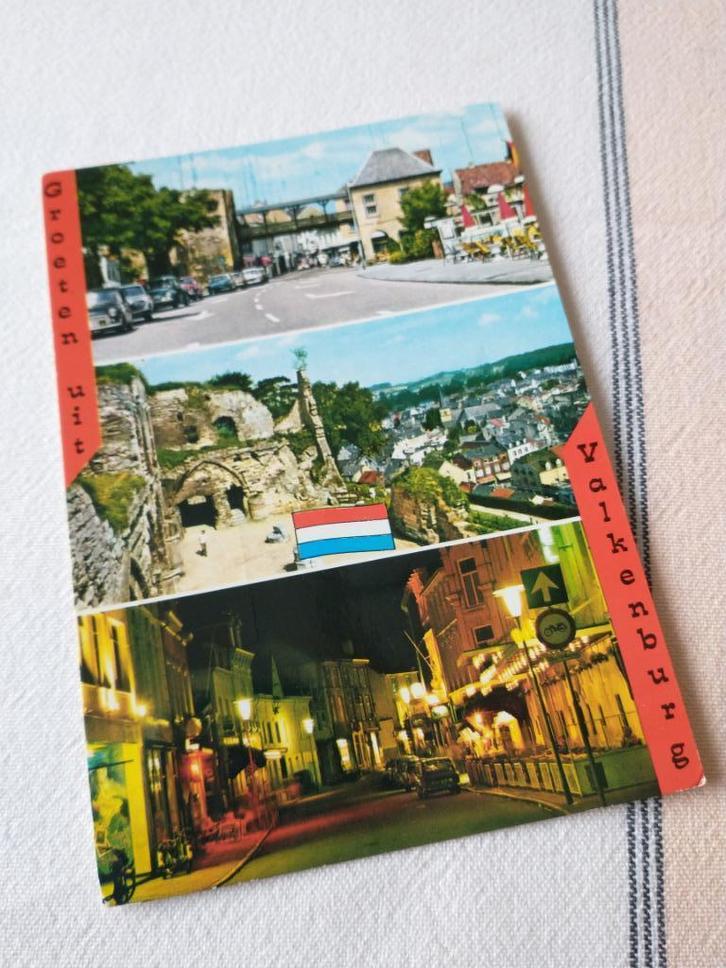 Groeten uit Valkenburg - 3 Afbeeldingen, Verzamelen, Ansichtkaarten | Nederland, Gelopen, Limburg, 1960 tot 1980, Ophalen of Verzenden