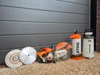 Stihl TS 420 stenenslijper – zeer goede staat + 3 zaagbladen, Ophalen, Gebruikt, Overige soorten, Stihl