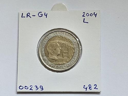 2-euromunt Luxemburg (L) 2004 Herdenking LR-G4, Postzegels en Munten, Munten | Europa | Euromunten, Losse munt, 2 euro, Luxemburg