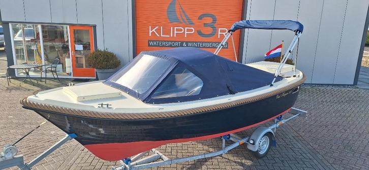 Oud Huijzer 560 | 15pk 4-takt | ECHT teak | Nwe kap | ZGAN!!, Watersport en Boten, Sloepen, Zo goed als nieuw, 10 tot 30 pk, 6 meter of meer