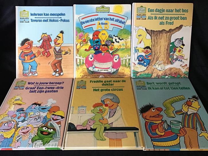 15 Kijk - lees en doe -club boekjes van Sesamstraat, Boeken, Kinderboeken | Kleuters, Ophalen of Verzenden