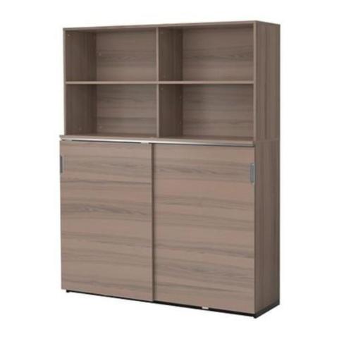 Ikea galant schuifdeurkast 160x120x45 + opzetstuk, Huis en Inrichting, Kasten | Roldeurkasten en Archiefkasten, Gebruikt, 100 tot 150 cm