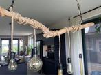 Natuurlijke hanglamp boomstam voor eettafel, Huis en Inrichting, Ophalen of Verzenden, Zo goed als nieuw, Minder dan 50 cm