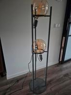 Design lamp licht glas met 2 bollen, Huis en Inrichting, Lampen | Vloerlampen, Ophalen of Verzenden