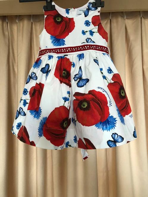 Jurkje Monnalisa 12 mnd., Kinderen en Baby's, Kinderkleding | Maat 92, Zo goed als nieuw, Meisje, Jurk of Rok, Ophalen of Verzenden