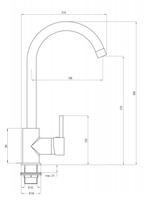 LET OP: Goedkope keukenkraan, mengkraan,Deante Luno,chroom, Ophalen of Verzenden, Nieuw